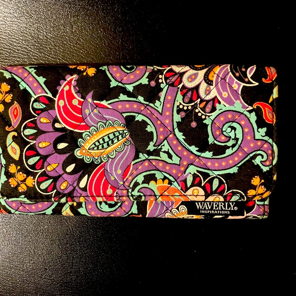 Waverly inspirations floral design wallet